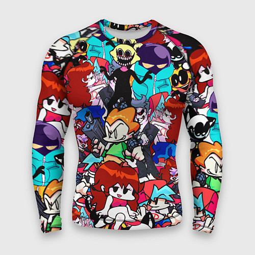 Мужской рашгард FRIDAY NIGHT FUNKIN / 3D-принт – фото 1