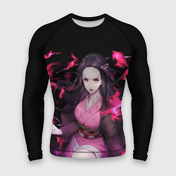 Рашгард мужской NEZUKO НЕЗУКО KNY, цвет: 3D-принт