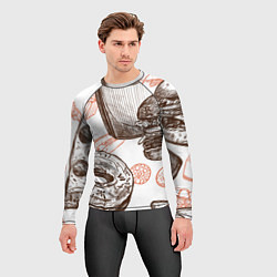 Рашгард мужской Вкусности, цвет: 3D-принт — фото 2