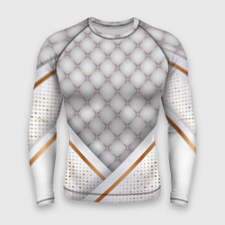 Мужской рашгард Luxury white & Gold