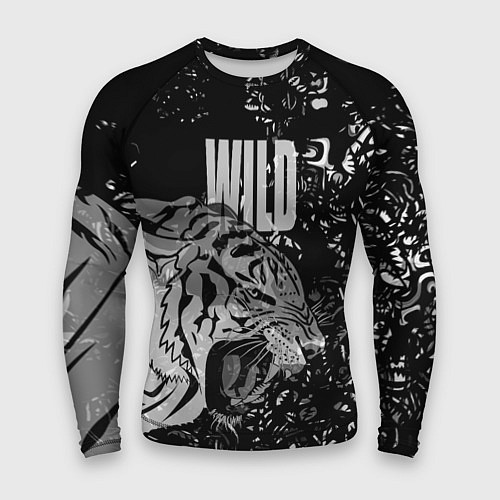 Мужской рашгард WILD ДИКИЙ / 3D-принт – фото 1