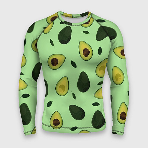 Мужской рашгард Авокадо / 3D-принт – фото 1