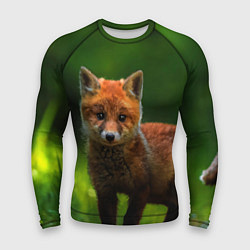 Рашгард мужской Маленький лисенок, цвет: 3D-принт