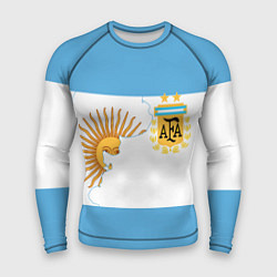Рашгард мужской Сборная Аргентины, цвет: 3D-принт