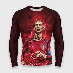 Рашгард мужской Cristiano Ronaldo Portugal, цвет: 3D-принт