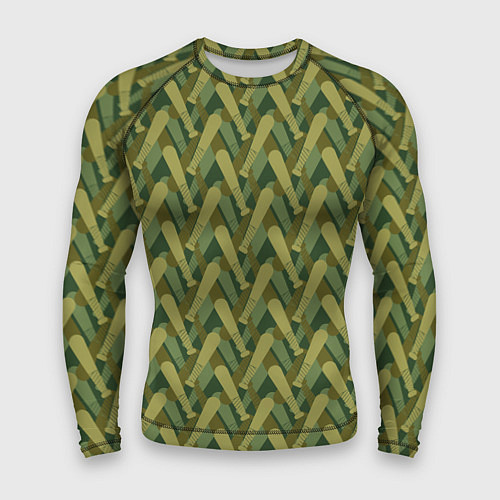 Мужской рашгард Бейсбольные Биты / 3D-принт – фото 1