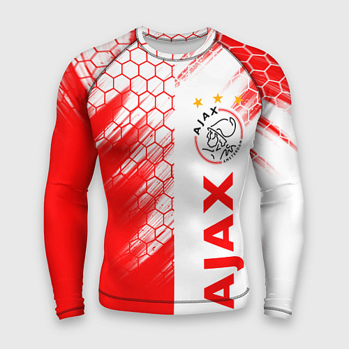 Мужской рашгард FC AJAX AMSTERDAM ФК АЯКС / 3D-принт – фото 1