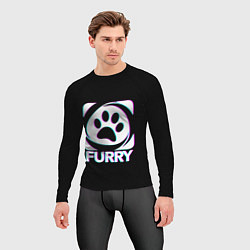 Рашгард мужской Furry, цвет: 3D-принт — фото 2