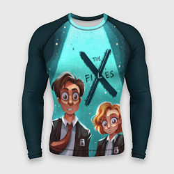 Мужской рашгард Fox Mulder and Dana Scully