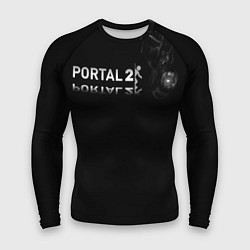 Рашгард мужской Portal 2,1, цвет: 3D-принт