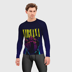 Рашгард мужской Nirvana Neon, цвет: 3D-принт — фото 2