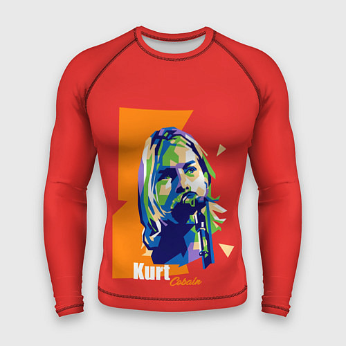 Мужской рашгард Kurt Cobain / 3D-принт – фото 1