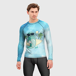 Рашгард мужской Surf, цвет: 3D-принт — фото 2