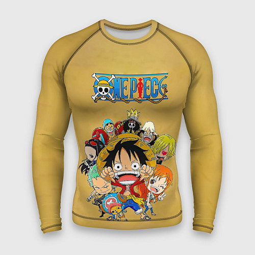 Мужской рашгард Персонажи One Piece Большой куш / 3D-принт – фото 1