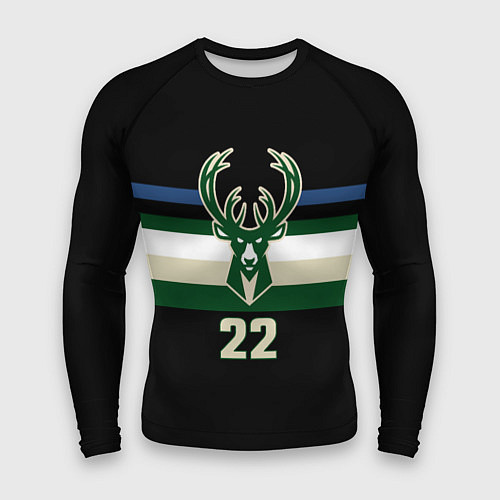 Мужской рашгард Milwaukee Bucks форма Крис Миддлтон / 3D-принт – фото 1