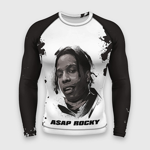 Мужской рашгард АСАП ASAP ROCKY Z / 3D-принт – фото 1