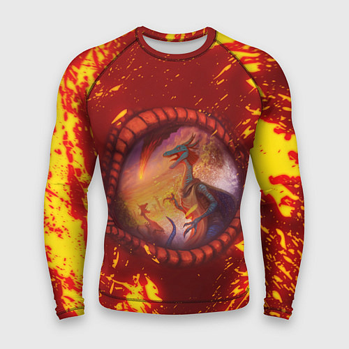 Мужской рашгард Дино Метеор Небесный молот Z / 3D-принт – фото 1