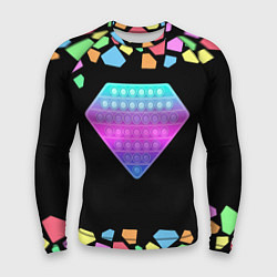 Рашгард мужской POP IT DIAMOND, цвет: 3D-принт