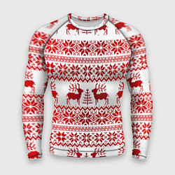 Мужской рашгард Зимний лес