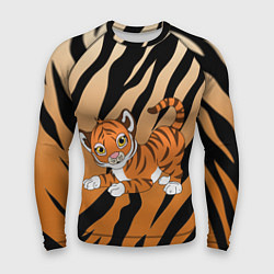 Рашгард мужской Тигр 2022 НОВЫЙ ГОД, цвет: 3D-принт