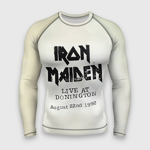 Мужской рашгард Live at Donington - Iron Maiden / 3D-принт – фото 1
