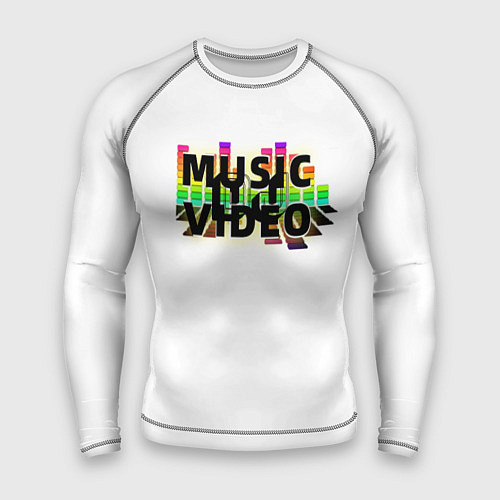 Мужской рашгард Merch - DJ MUSICVIDEO / 3D-принт – фото 1