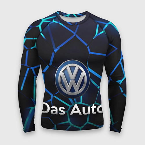 Мужской рашгард Volkswagen слоган Das Auto / 3D-принт – фото 1