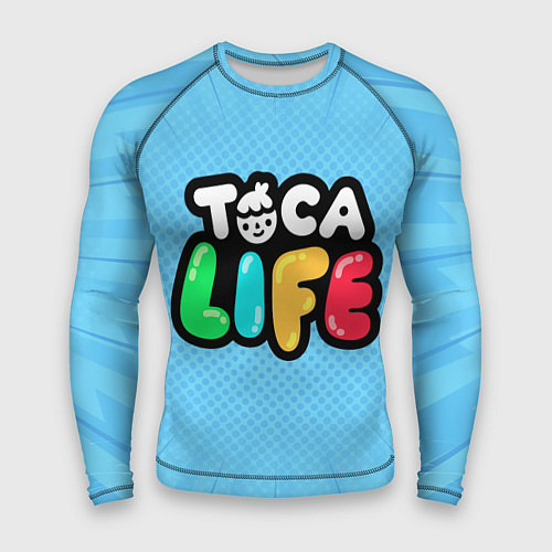 Мужской рашгард Toca Life: Logo / 3D-принт – фото 1