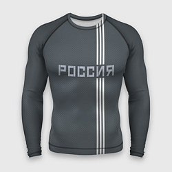 Рашгард мужской Россия, цвет: 3D-принт