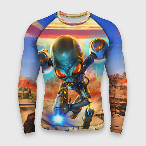 Мужской рашгард Destroy all Aliens / 3D-принт – фото 1