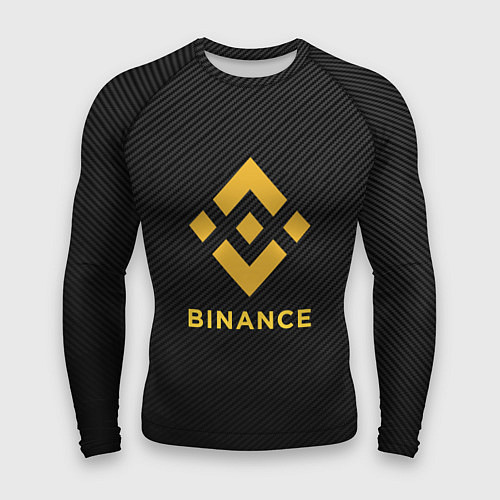 Мужской рашгард БИНАНС ЛОГО CARBON BINANCE LOGO / 3D-принт – фото 1