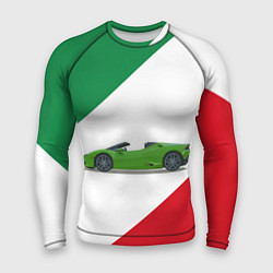 Рашгард мужской Lamborghini Италия, цвет: 3D-принт