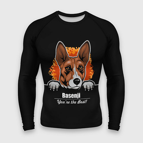 Мужской рашгард Басенджи Basenji / 3D-принт – фото 1