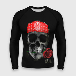Рашгард мужской GNR Skull, цвет: 3D-принт