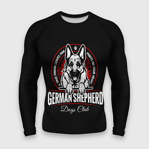 Мужской рашгард Немецкая Овчарка German Shepherd -1 / 3D-принт – фото 1