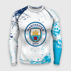 Рашгард мужской Manchester City - Футбольный клуб, цвет: 3D-принт