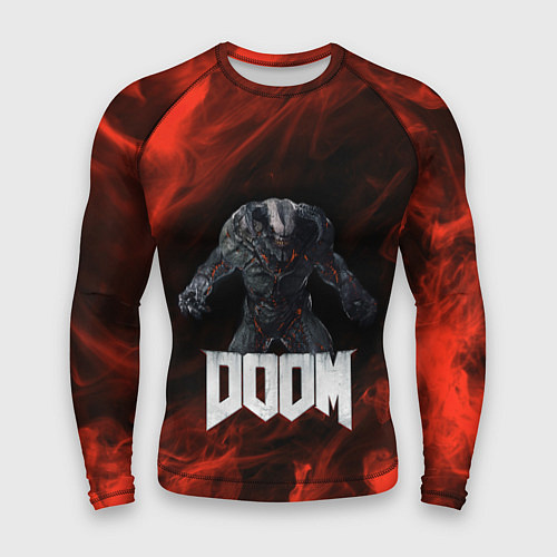 Мужской рашгард 3D BARON DOOM FIRE / 3D-принт – фото 1