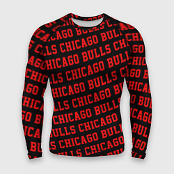 Рашгард мужской Чикаго Буллз, Chicago Bulls, цвет: 3D-принт