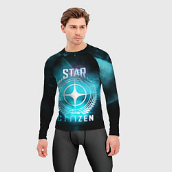 Рашгард мужской Star Citizen spaceship, цвет: 3D-принт — фото 2