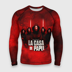 Мужской рашгард БУМАЖНЫЙ ДОМ - LA CASA DE PAPEL - BELLA CIAO