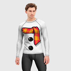 Рашгард мужской Snowman Outfit, цвет: 3D-принт — фото 2