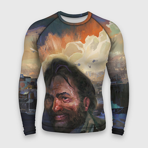 Мужской рашгард Disco Elysium Harrier Du Bois / 3D-принт – фото 1