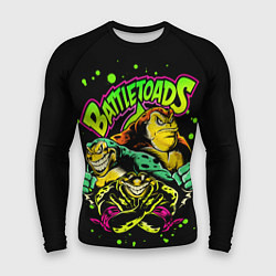 Рашгард мужской Battletoads Боевые Жабы, цвет: 3D-принт