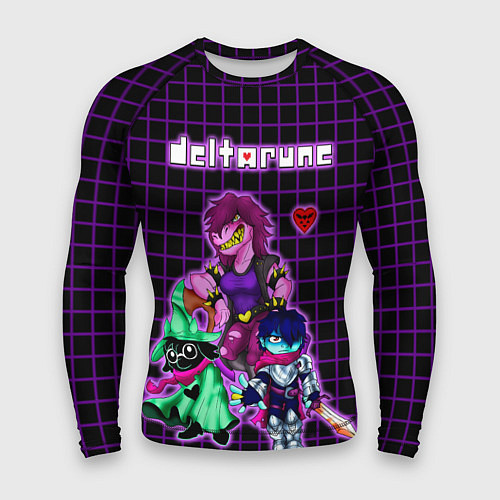 Мужской рашгард Deltarune Logo Characters / 3D-принт – фото 1