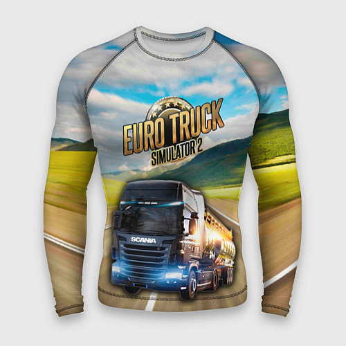 Мужской рашгард Euro Truck Simulator / 3D-принт – фото 1