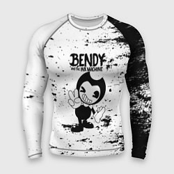 Рашгард мужской Bendy and the ink machine - Black & White, цвет: 3D-принт