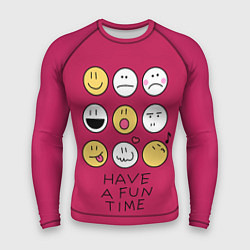 Мужской рашгард Have a fun time веселись