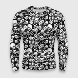 Рашгард мужской Screaming skulls & web, цвет: 3D-принт