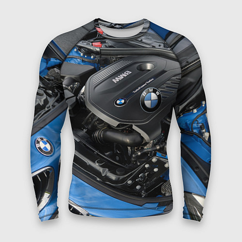 Мужской рашгард BMW Engine Twin Power Turbo / 3D-принт – фото 1