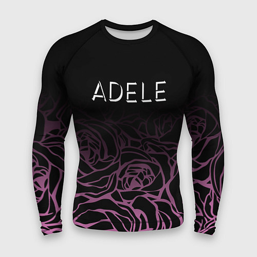 Мужской рашгард Adele Розы / 3D-принт – фото 1